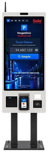 SOLEsys Akıllı KİOSK otopark ödeme noktası