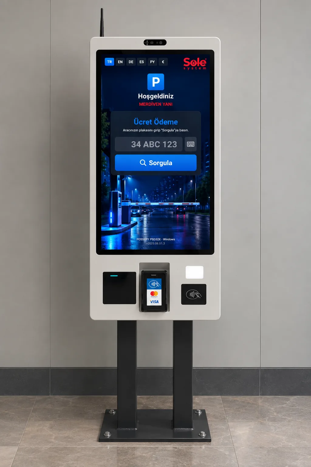 SOLEsys Smart KIOSK installation view