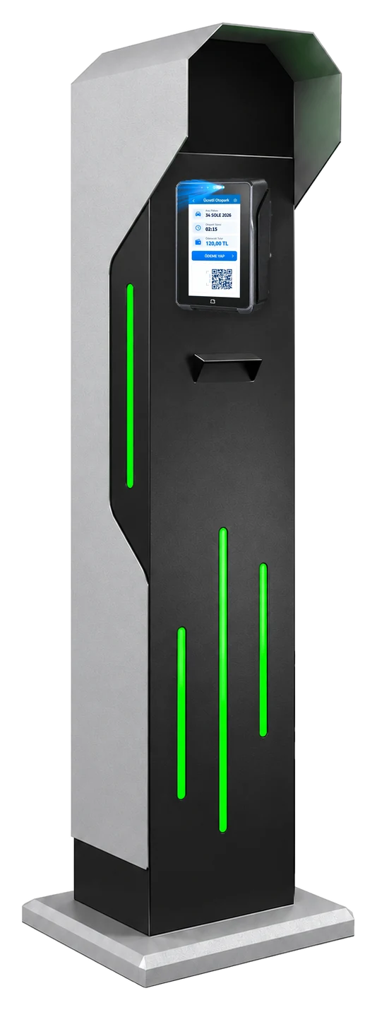 Unmanned Exit Payment Terminal - payment screen