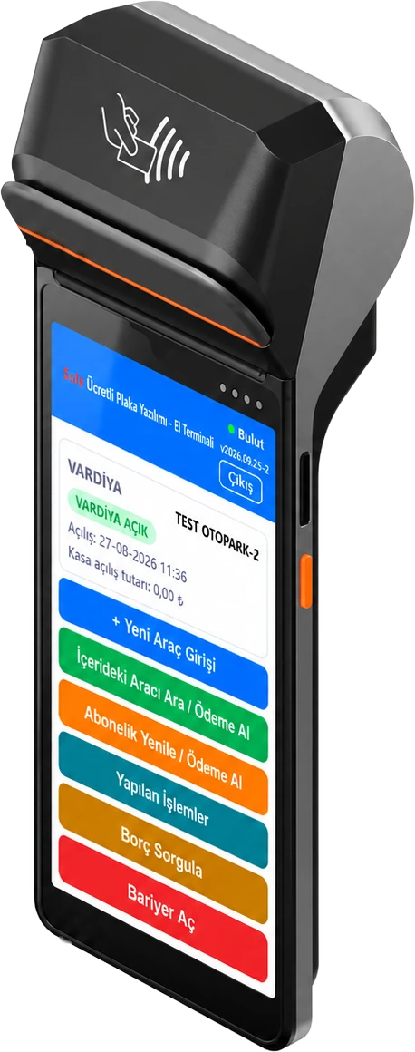 Cash-payment handheld terminal with printer